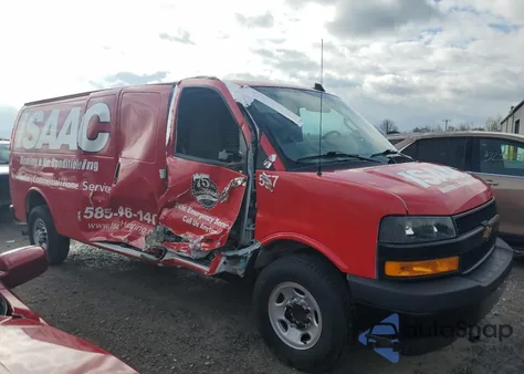 2023 Chevrolet Express G3500 из США, поврежденный, VIN 1GCZGHF71P1211718